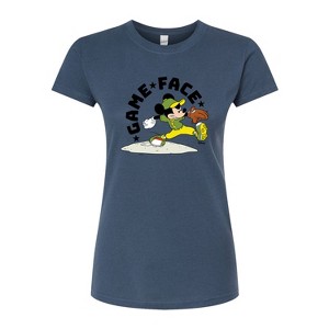 Women's - Disney - Game Face Baseball Fitted Graphic T-Shirt - 1 of 4