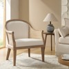 Gordon  Farmhouse Rattan Solid Wood Armchair| HULALA HOME - image 3 of 4