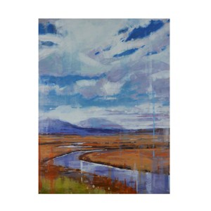 Trademark Fine Art - James Ayers  Meandering Under the Clouds Canvas Art - 1 of 4