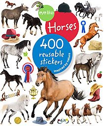 Eyelike Stickers: Horses - by  Workman Publishing (Paperback)