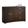 GlasFlength Decorative Storage Cabinets Dresser Brown Finish Classic Stores Clothing Accessories Fits Bedroom Entryway, Brown, 45"*17.32"*29.92" - 2 of 4