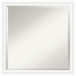 Amanti Art Oliver Narrow Beveled Wood Framed Bathroom Vanity Wall Mirror - 1 of 4
