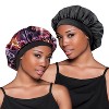 Evolve Products Satin Hair Bonnets - 2pk - 3 of 4