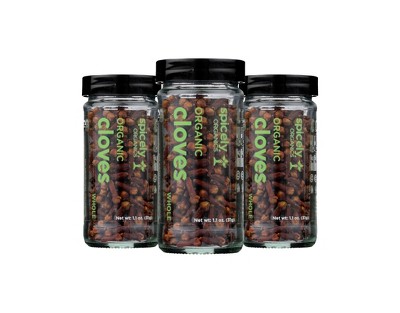 Spicely Organics - Organic Cloves - Whole - Case of 3/1.1 oz