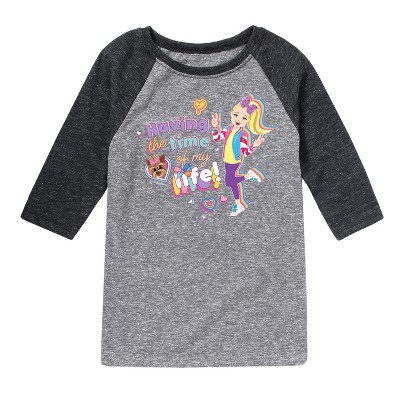 Boys' JoJo Siwa Time Of My Life  - Athletic Heather/Heather Black - Large