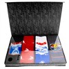 Mens Jaws 4-Pair Crew Socks Lenticular Box Set - 2 of 4