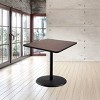 Hampden Furnishings 36" Bennet Collection Square Dining Table Black/Mahogany - 3 of 4