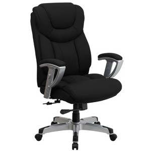 HERCULES Series 400 lb. Capacity Big & Tall Executive Swivel Office Chair Black - Flash Furniture