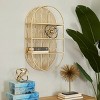 28"x16" Metal Oval 3 Shelves Wall Gold - CosmoLiving by Cosmopolitan: Glam Style, No Assembly Required - 2 of 4