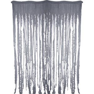 Sunstar Cloth Curtain Halloween Decoration - 72 in x 96 in - Gray - 1 of 1