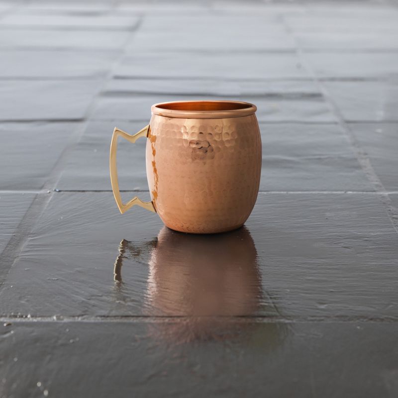 Twine 3621 Old Kentucky Home: Hammered Copper Moscow Mule Mug, 16 oz, 3 of 11