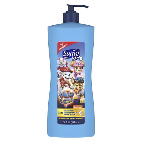 Suave Kids' 3-in-1 Pump Shampoo + Conditioner + Body Wash