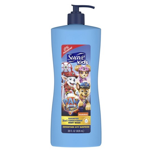 Suave Kids' Moisturizing 3-in-1 Purely Fun Pump Shampoo + Conditioner +  Body Wash - 28 Fl Oz : Target