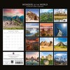 2026 Square Wall Calendar, Wonders of the World, 16-Month Passport Collection Theme with Reminder Stickers (12x12 In) - 4 of 4