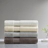 Vynxaria Gray 2 Piece Turkish Cotton Bath Sheet Set - 3 of 4