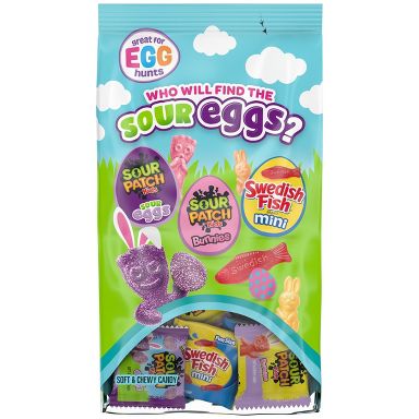 Swedish Fish, SOUR PATCH KIDS Easter Sour Eggs Candy Variety Pack - 36.1oz/80ct