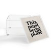This Must Be The Place 4" x 4" Acrylic Box - Deny Designs - 2 of 4