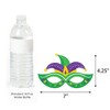 mardi gras mask with glasses