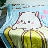 Bananya Character and Logo Coral Fleece Throw (50" x 60") - 3 of 3