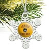 Loyola University Chicago Ramblers Metal Snowflake Christmas Tree Holiday Ornament - 2 of 3