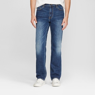  Men's Straight Fit Jeans - Goodfellow & Co™ Medium Blue 40x30 