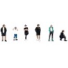 "Liberty Walk LB Nation" 6 piece Diecast Figure Set Limited Edition for 1/64 Scale Models by American Diorama - 4 of 4