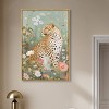 Art Remedy Leopard Spring Vintage Animal Art  Framed - 2 of 4