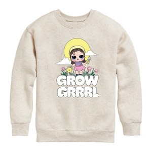 Boys' - LOL Surprise! - Grow Grrrl Graphic Long Sleeve Fleece Sweatshirt - 1 of 4