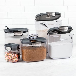 Prepworks ProKeeper Plus 9pc Baking Storage Set: Airtight Kitchen Containers with Ingredient Leveler & Terracotta Disk - 1 of 4