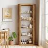 Tribesigns 70.9" Tall Kitchen Pantry, Farmhouse Storage Cabinet with 5-Tier Storage Shelf - 2 of 4