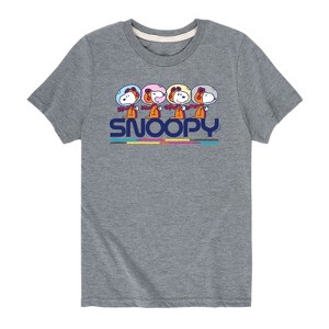 Boys' - Peanuts - Space Traveler Snoopy Short Sleeve Graphic T-Shirt - 1 of 4