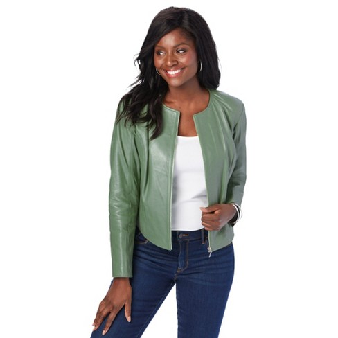 Women's plus size olive green outlet jacket