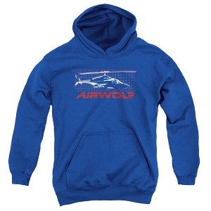Boys’ Airwolf Grid Hooded Sweatshirt - 1 of 4