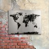 Trademark Fine Art - Michael Tompsett 'Abstract Map' Floating Brushed Aluminum Art - 3 of 4