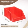Unique Bargains Plastic Stackable Garage Closet Organization Shelf Bins 2 Pcs - 2 of 4