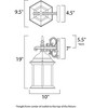 Maxim Lighting Cast 3 - Light Wall Light in  Empire Bronze - 2 of 2