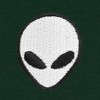 Dalix Alien Embroidered Fleece Jogger Cuff Sweatpant Sweats Soft Warm Cute Womens - 2 of 4