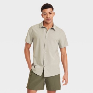 Men's Short Sleeve Woven Shirt - All In Motion™ - 1 of 3