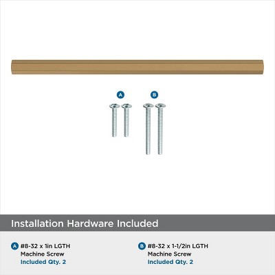 Champagne Bronze 8.44" Modern Cabinet Bar Pull