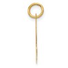 Black Bow Jewelry 14k Yellow Gold, Madison Collection, Medium Script Initial Pendant A-W - 2 of 4