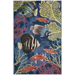 Liora Manne Marina Coastal Indoor/Outdoor Rug.. - 1 of 4