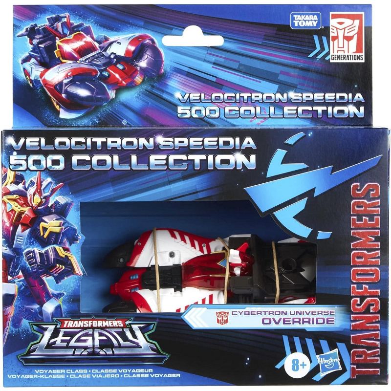 Hasbro Transformers Legacy Velocitron Speedia 500 Voyager Override Action Figure, 2 of 4