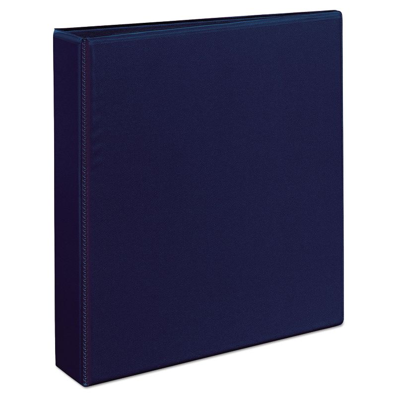 Avery Heavy-Duty View Binder w/1-Touch EZD Rings 1 1/2" Cap Navy Blue 79805, 2 of 9