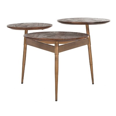 target end tables rustic