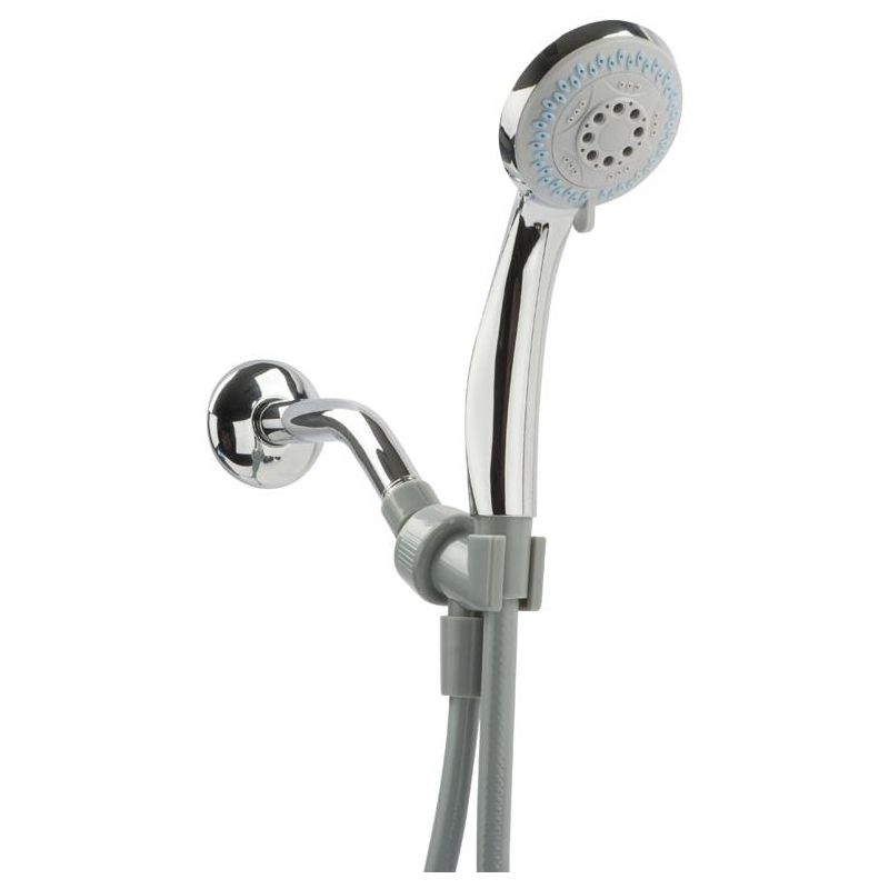 OakBrook Chrome PVC 3 settings Handheld Showerhead 1.8 gpm Model No. 520 A3135CP-WS, 1 of 2