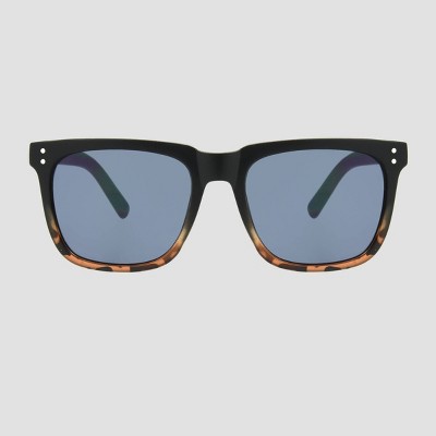 1set Tortoise Shell Square Frame Sunglasses & Contrasting Glasses Chain,  Perfect For Summer And Vacation