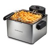 Hamilton Beach 5.2qt Deep Fryer 35042: Aluminum Electric Oil Fryer, Dishwasher-Safe Parts, 1800W, Gray - 3 of 3