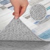 Modern Washable Geometric Area Rug, Ultra-Thin Low-Pile Non-Slip Accent Carpet, Soft and Stain Resistant for Living Room, Bedroom, Dining - 2 of 4