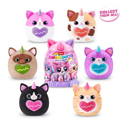 Детские мягкие игрушки Rainbocorns Eggzania Kitty Mania Stuffed Animal — фото 2