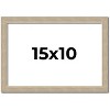 PosterPalooza | 15x10 Thin Barnwood Picture Frame, UV Acrylic, 2 Finishes - Grey and Black - 2 of 4
